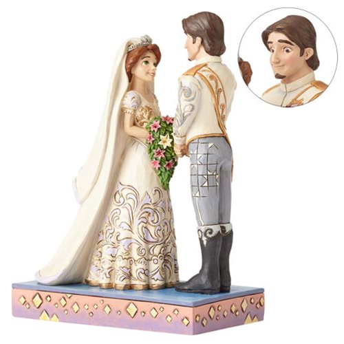 Disney Traditions Tangled Rapunzel and Flynn Wedding Statue